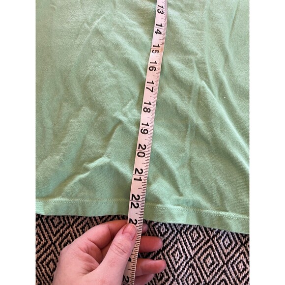 Life is Good Shirt, Women's XS 3/4 Sleeve, Snowmies, Holidays EUC Green - Picture 7 of 8